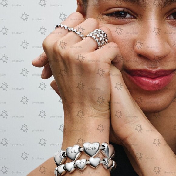 Pandora Be Love Engravable Heart Charm - Picture 6 of 7